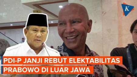 PDI-P Tanggapi soal Elektabilitas Prabowo yang Unggul di Luar Jawa