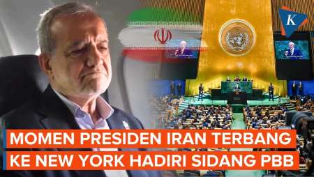 Momen Presiden Iran Terbang ke New York, Janji Ungkap Kekejaman AS di Sidang Umum PBB