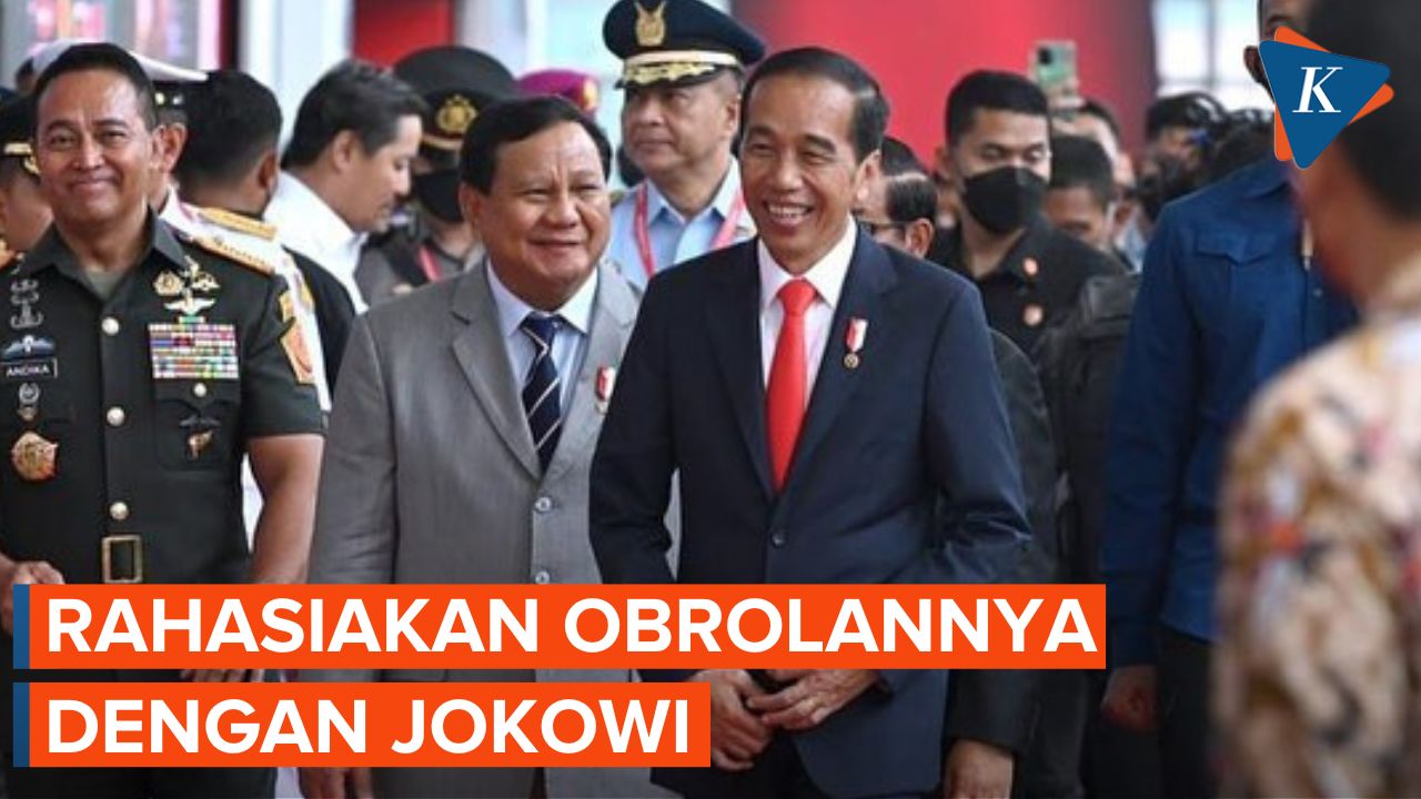 Kala Prabowo Pilih Rahasiakan Obrolannya dengan Jokowi