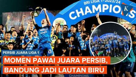 Momen Pawai Juara Persib, Bandung Lautan Biru, Dahaga 10 Tahun Tuntas