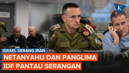 Detik-detik Netanyahu-Halevi Saat Israel Serang Iran, Beri Perintah Serangan dari Tempat Aman