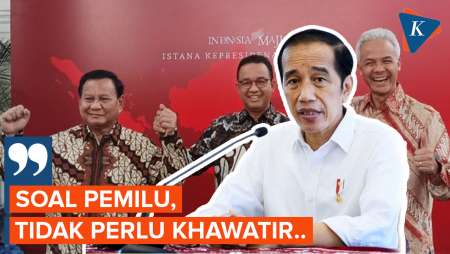 Jokowi Minta Pemilu 2024 Jangan Dikhawatirkan