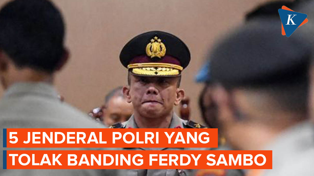 5 Jenderal Polri yang Tolak Banding Ferdy Sambo