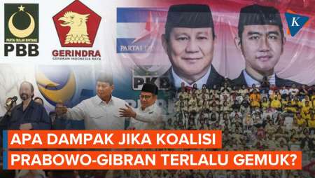 Satu per Satu Partai Berseberangan Merapat ke Prabowo, Ini Dampaknya jika Koalisi Terlalu Gemuk