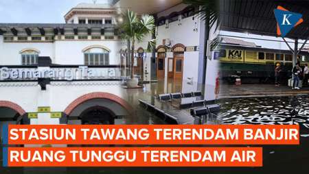 Banjir Semarang: Rel Terendam di Atas 10 cm, KA yang…