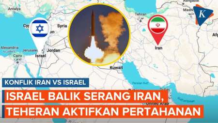 Israel Balas Serangan Iran, Sistem Pertahanan Udara Teheran Diaktifkan