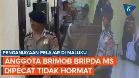 Anggota Brimob Penganiaya Siswa Di Maluku Dipecat Tidak Hormat Usai Sidang Etik 13 Jam