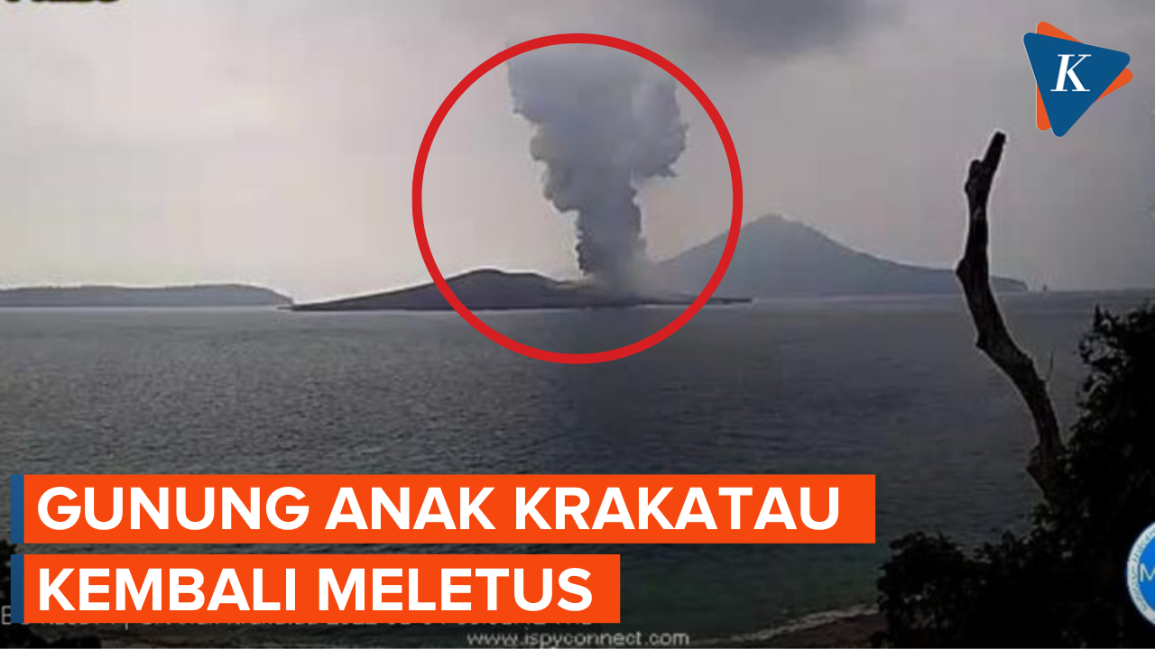Gunung Anak Krakatau Kembali Meletus, Status Masih Siaga