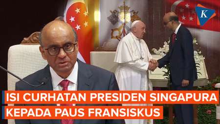 Presiden Singapura Curhat ke Paus Fransiskus, Sebut Tatanan Dunia Melemah