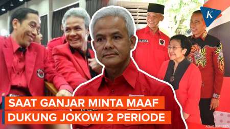 Momen Ganjar Minta Maaf ke Publik Dukung Jokowi sampai 2 Periode