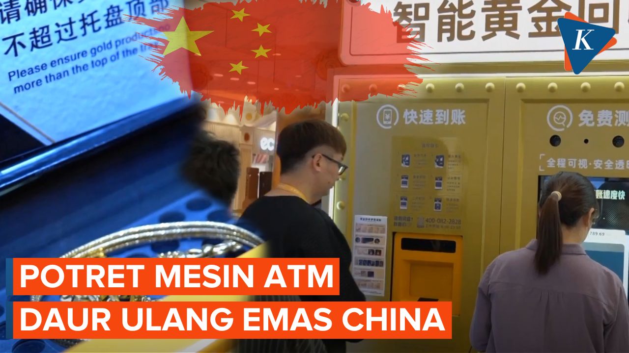 China Punya Mesin ATM Daur Ulang Emas, Diklaim yang Pertama di Dunia