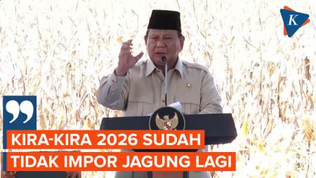Prabowo Targetkan Indonesia Setop Impor Jagung Tahun 2026