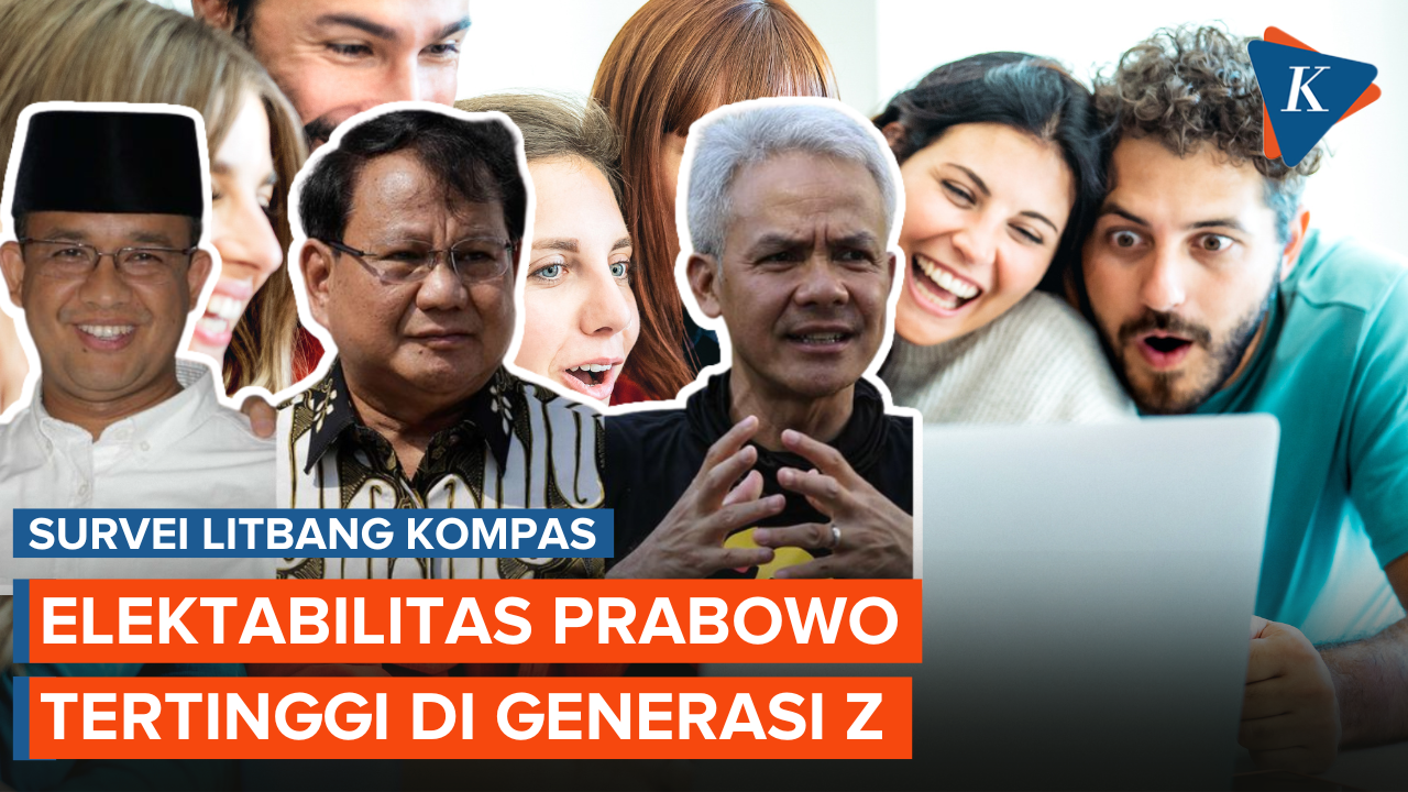 Survei Litbang Kompas Elektabilitas Prabowo Tertinggi Di Generasi Z 2498