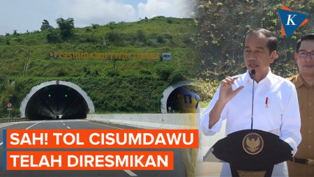 Jokowi  Resmikan Tol Cisumdawu, Permudah Akses ke Bandara Kertajati