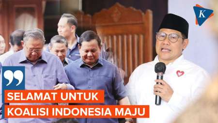 Saat Cak Imin Beri Selamat untuk Koalisi Indonesia Maju