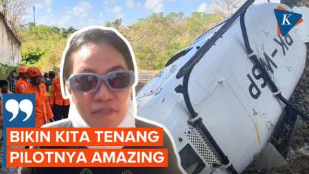 Selamat dalam Jatuhnya Helikopter di Bali, Penumpang Sanjung Sang Pilot