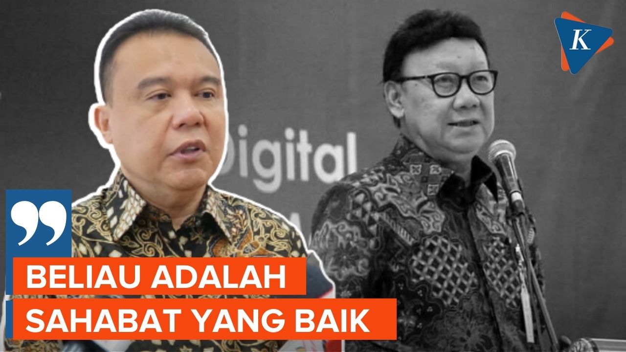 Menpan-RB Tjahjo Kumolo Meninggal, Wakil Ketua DPR Sampaikan Duka Cita
