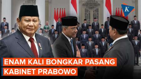 Enam Kali Reshuffle, Apa yang Dicari Prabowo?