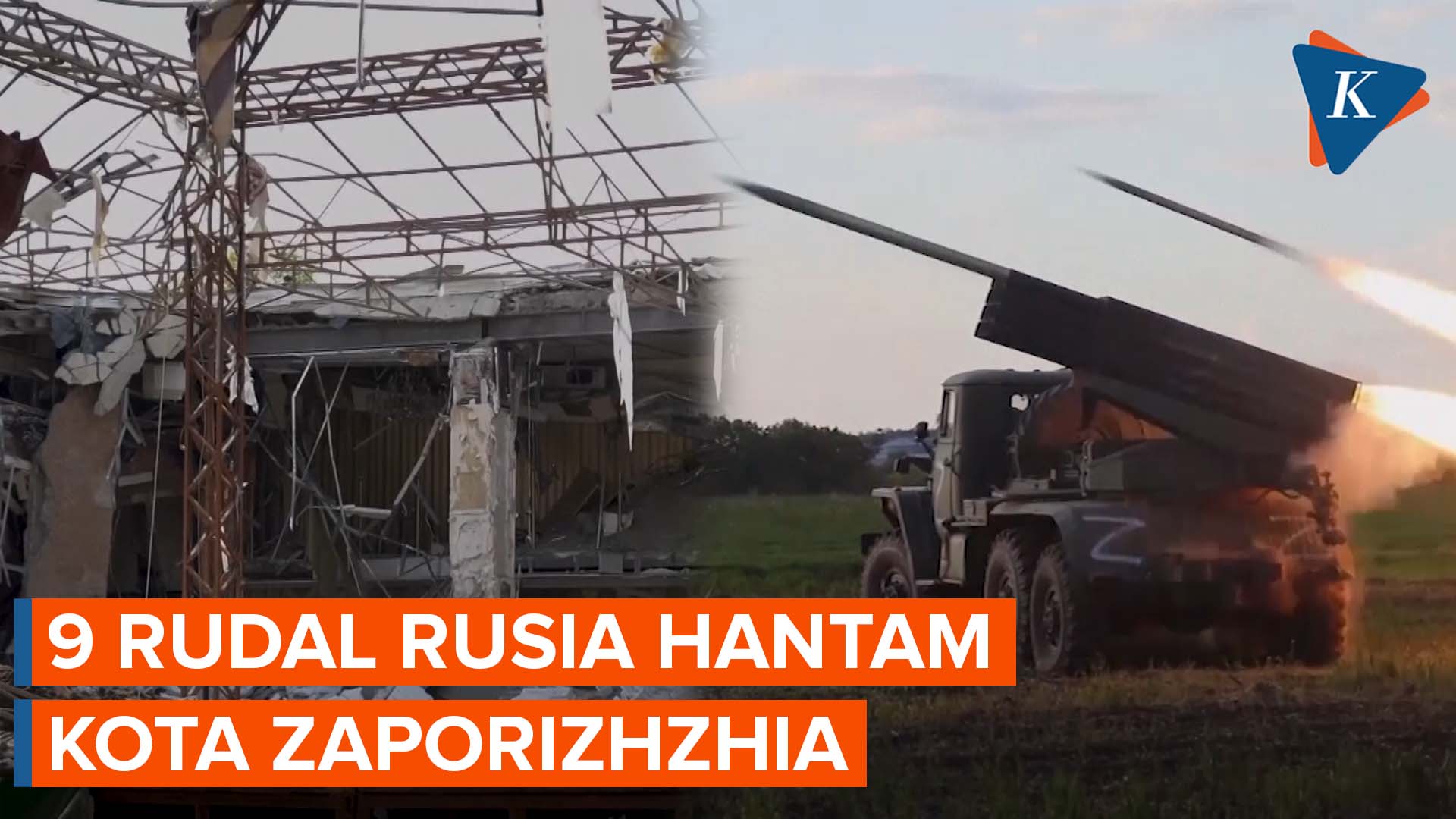 Serangan Rudal Rusia di Kota Zaporizhzhia, 1 Orang Tewas