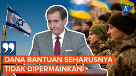 Soal Dana Bantuan untuk Israel dan Ukraina, AS: Seharusnya Tak Ada Permainan Politik!