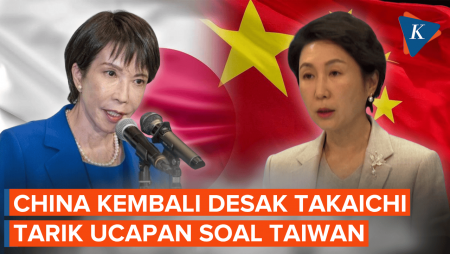 China Akan Terus Protes Keras Hingga Takaichi Cabut Pernyataan Soal Taiwan