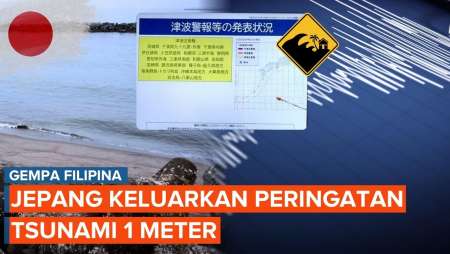Tsunami Ancam Jepang Usai Gempa M 8,2 Filipina, Warga Dievakuasi Massal