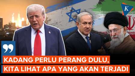 Perang Iran-Israel, Trump: Mereka Perlu Bertarung Habis-habisan, Baru Berunding
