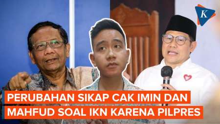 Gibran Paham Perubahan Sikap Cak Imin dan Mahfud MD soal IKN karena Pilpres