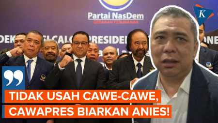 Nasdem Minta Demokrat Tak Desak Anies Segera Umumkan Cawapres