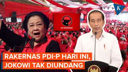 Rakernas PDI-P Mulai Hari Ini: Jokowi Tak Diundang, Megawati Akan…