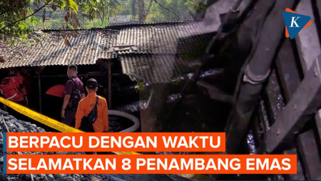 Rekaman Kamera Kondisi Lubang 70 Meter Lokasi 8 Penambang Emas Banyumas