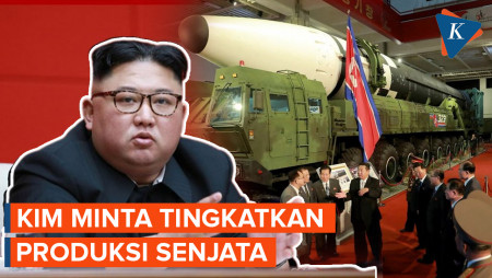 Perkuat Pertahanan Korea Utara, Kim Jong Un Minta Tingkatkan Produksi Senjata