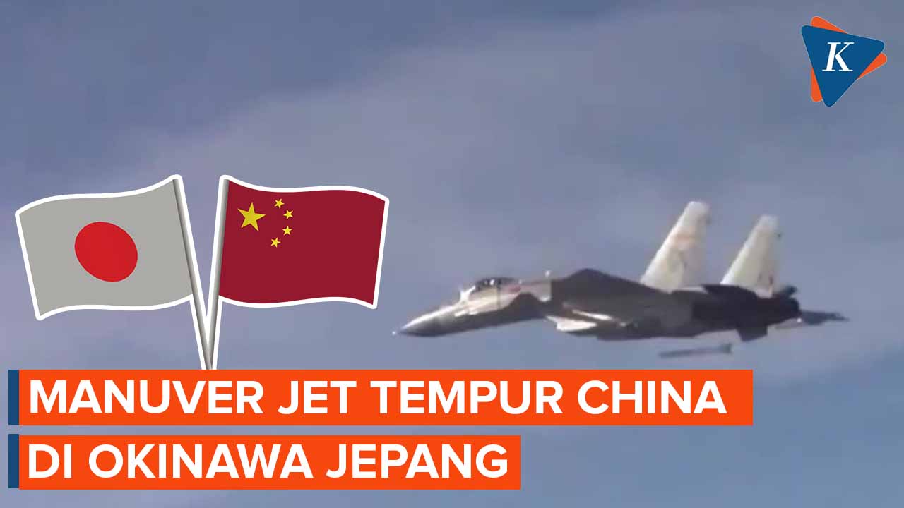Jet Tempur China Bolak-balik Manuver di Okinawa Jepang