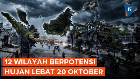 BMKG Peringatkan Potensi Hujan Lebat 20 Oktober 2026, Ini Wilayah Yang Perlu Waspada!