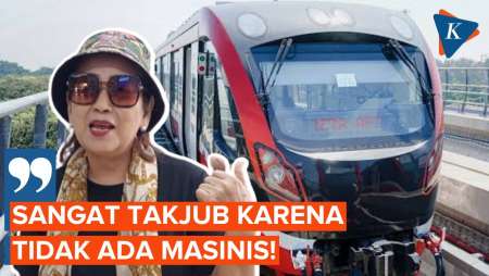 Naik LRT Jabodebek, Penumpang Takjub Tidak Ada Masinisnya