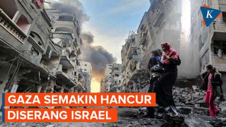 Porak-poranda! Kondisi Gaza Usai Dibombardir Israel