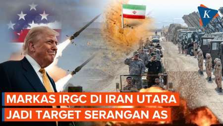 Serangan Udara AS Hantam Markas AL IRGC Di Utara Iran Jumat Pagi!