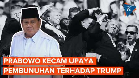 Prabowo Kecam Penembakan Donald Trump dan Kirim Doa