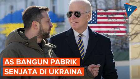 Amerika Serikat Bangun Pabrik Senjata di Ukraina