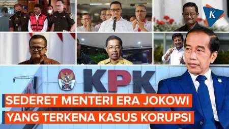 Menteri di Era Jokowi yang Tersandung Kasus Korupsi