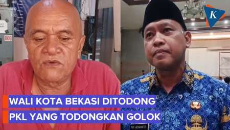 Pedagang Yang Todongkan Golok Minta Maaf, Wali Kota Bekasi: Sudah Saya Maafkan