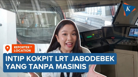 Intip Kokpit LRT Jabodebek, Kereta Canggih Tanpa Masinis