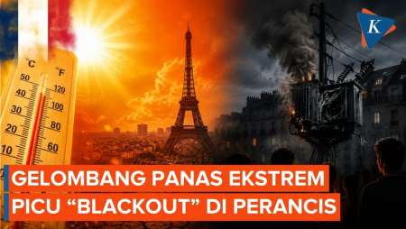 Gelombang Panas Ekstrem Picu Mati Listrik Massal Di Perancis