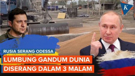 Rusia Gempur Odessa, Lumbung Gandum Dunia di Ukraina 3 Hari Berturut-turut