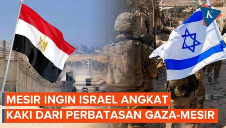 Mesir Tolak Keberadaan Militer Israel di Perbatasan Gaza-Mesir