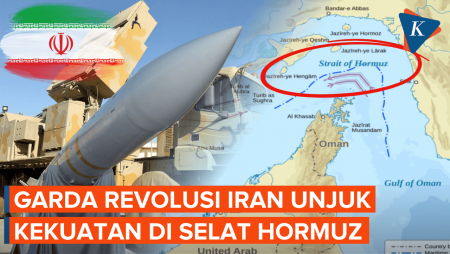 Garda Revolusi Iran Latihan Tembak di Selat Hormuz, Siap Perang Lawan AS?