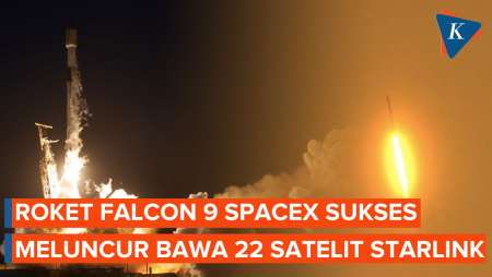Detik-detik SpaceX Luncurkan Roket Falcon 9, Bawa Misi Internet Tercanggih…