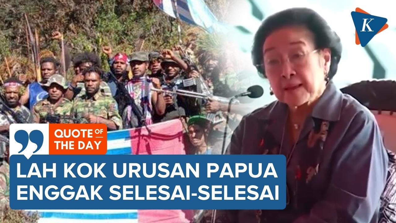 Di Depan Panglima, Megawati Bingung Konflik di Papua Tak Kunjung Selesai