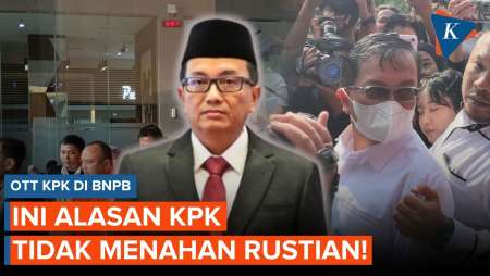 Kena OTT KPK, Sestama BNPB Rustian Tidak Ditahan?