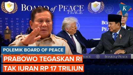 Bukan Iuran Rp 17 Triliun, Prabowo Ungkap Komitmen RI Dalam Board Of Peace